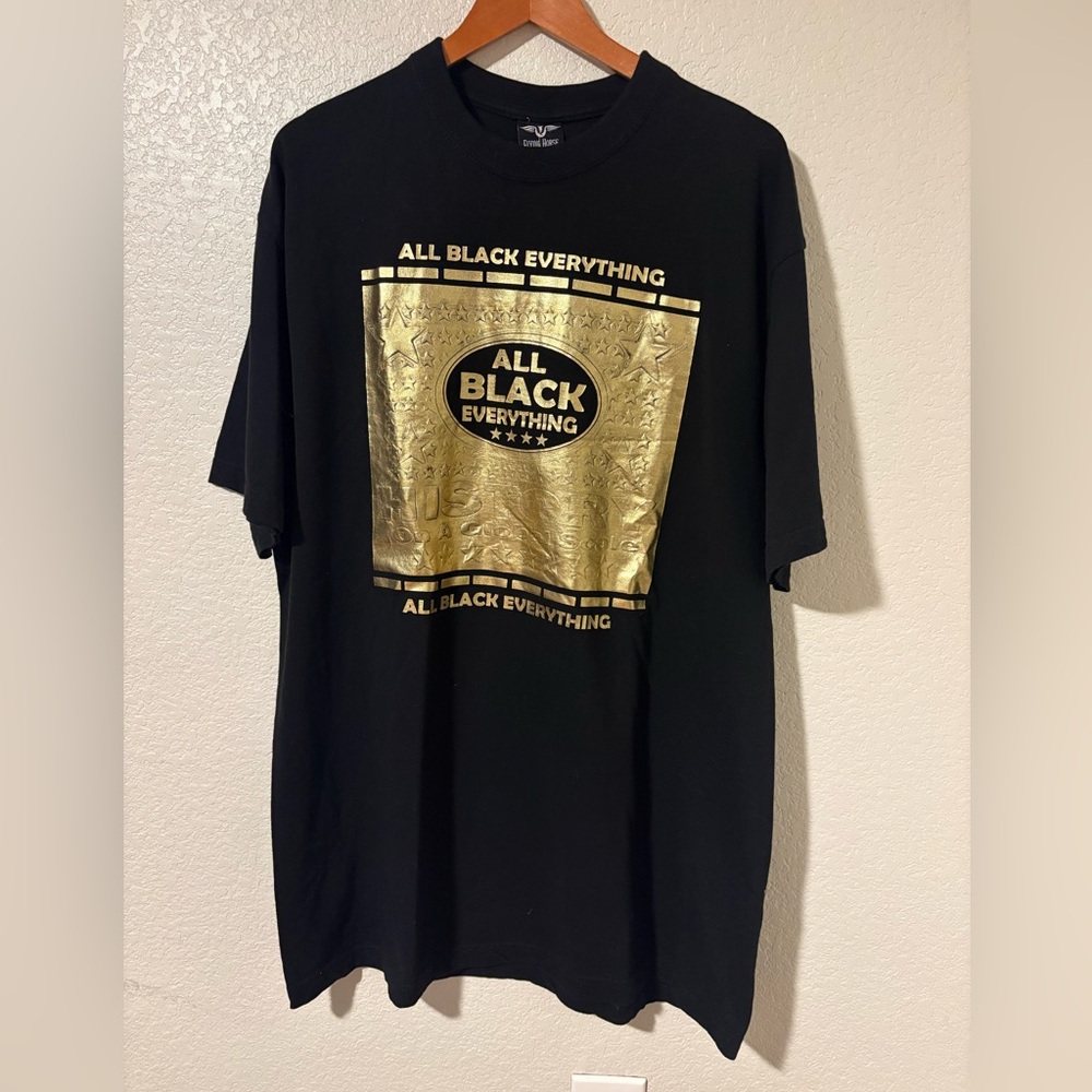 All Black Everything Graphic Tee